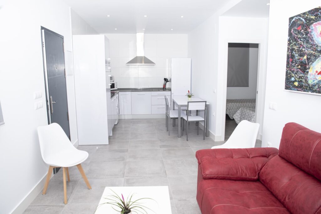 Aloha Cádiz - Casa Verde Agua - Salón Cocina